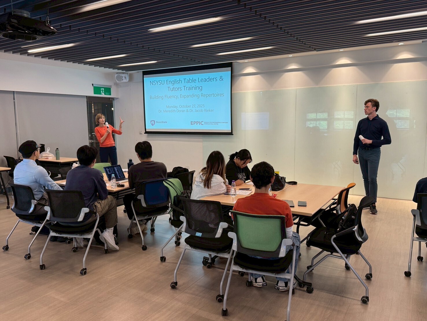 全英中心攜手賓州大學學者　帶領中山學生展現引導力(點擊全頁檢視)圖片