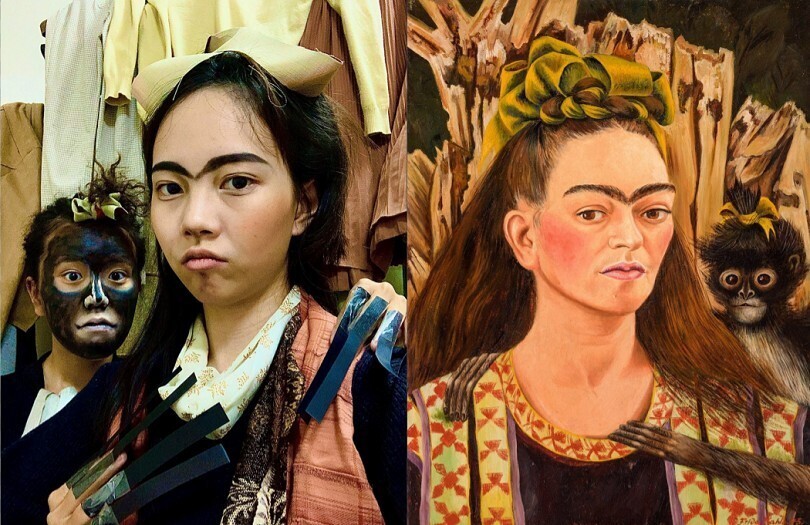世界名畫扮裝大賽　中山大學生真人複製(點擊全頁檢視)圖片