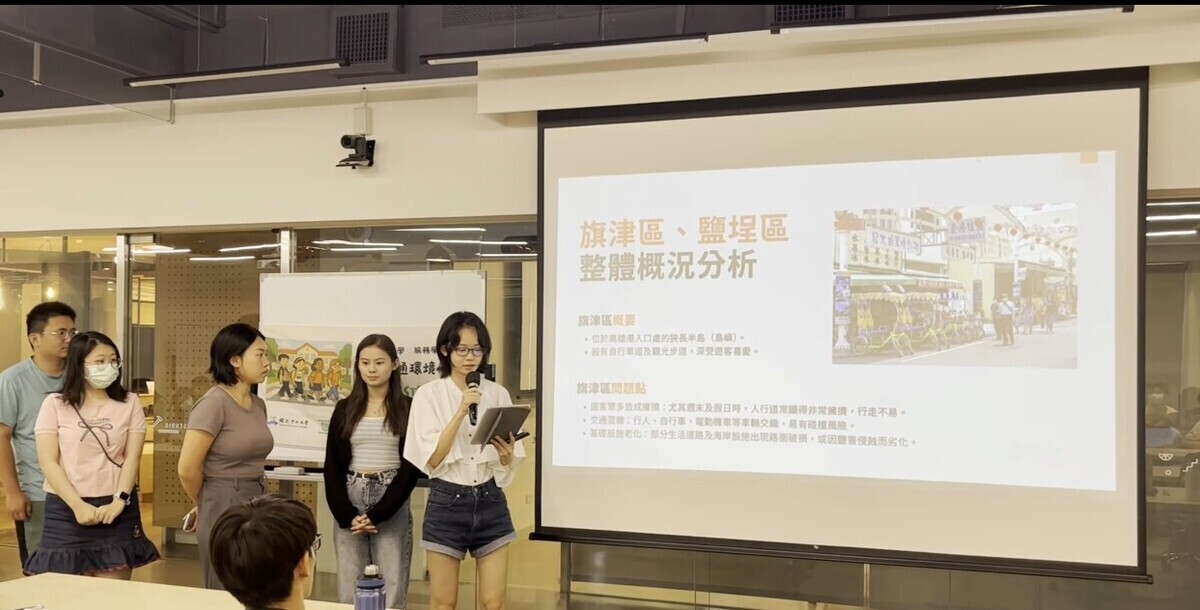 各組同學報告負責的區域現況問題、規劃建議及標記心得(點擊全頁檢視)圖片