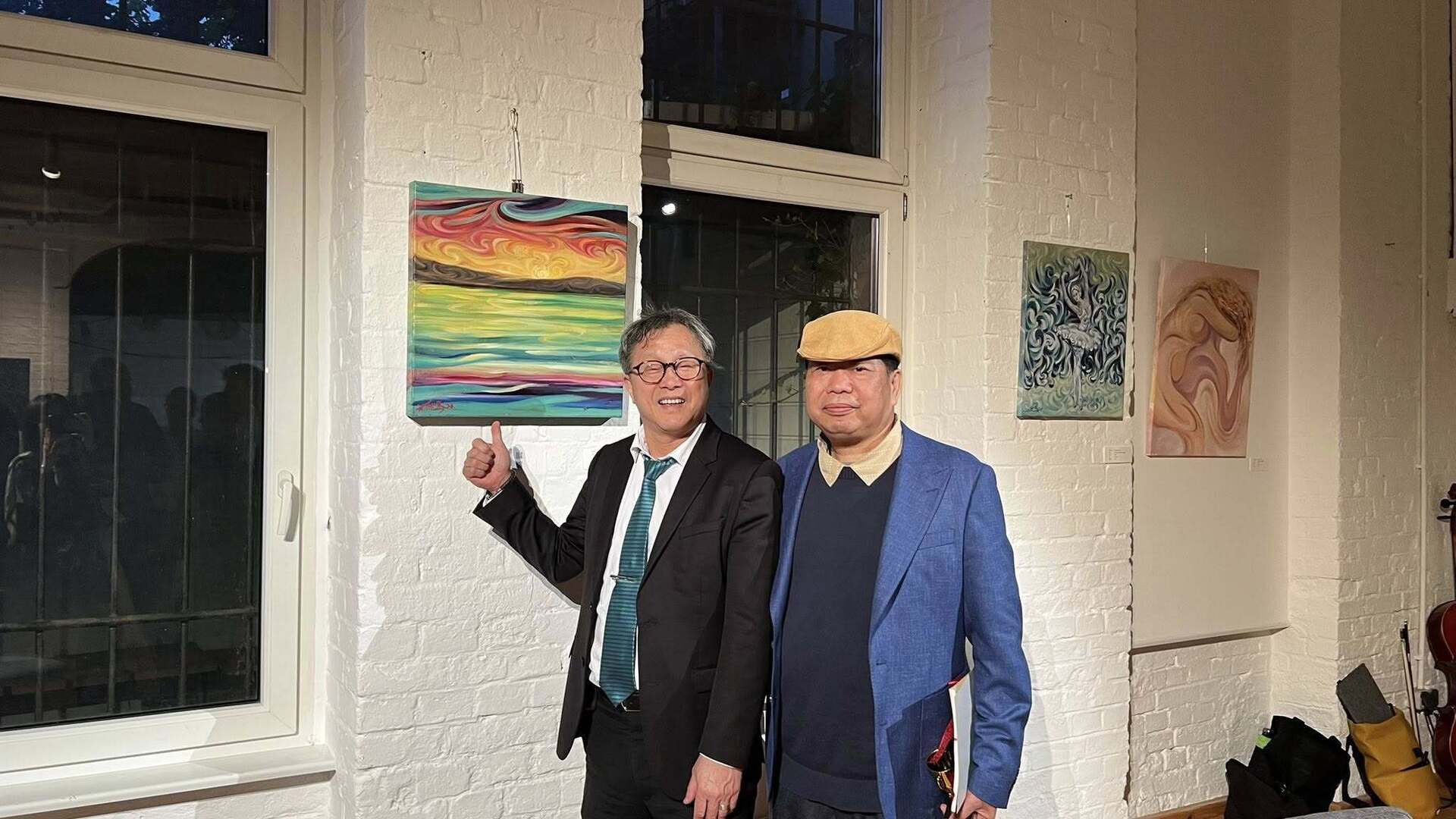 王以亮教授柏林展出獲肯定 西灣藝術實踐登上歐洲(點擊全頁檢視)圖片